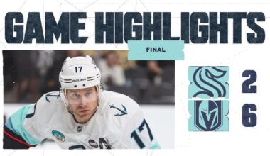 Seattle Kraken at Vegas Golden Knights | 12/21 Game Highlights