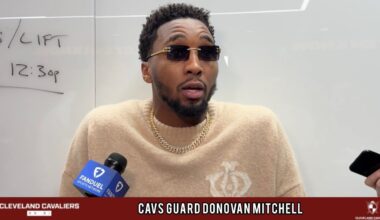 Cleveland Cavaliers: Donovan Mitchell Speaks To The Media Following Team's 126-99 Win Vs. 76ers