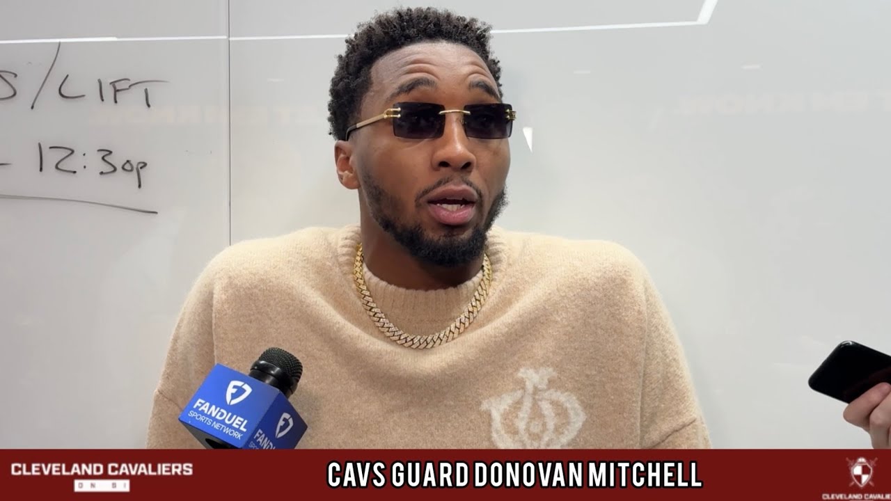 Cleveland Cavaliers: Donovan Mitchell Speaks To The Media Following Team's 126-99 Win Vs. 76ers