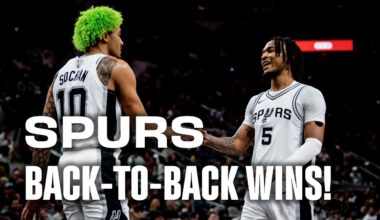 BACK TO BACK WINS FOR THE SPURS!