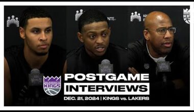 Keegan Murray, De’Aaron Fox & Coach Brown | Postgame Pressers 12.21.24