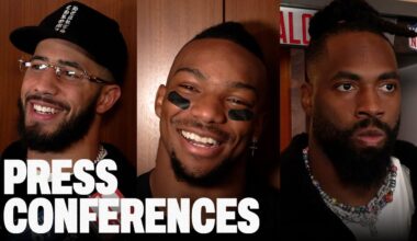 Bijan Robinson, Jessie Bates III and more speak after Falcons win over Giants | Press Conferences