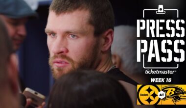 Jaylen Warren, T.J. Watt on loss to Ravens | Press Pass | Pittsburgh Steelers