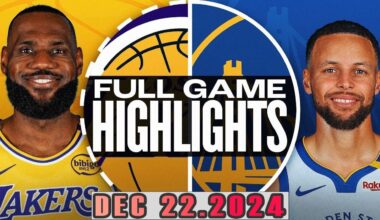 Los Angeles Lakers VS Golden State Warriors FULL GAME  Highlights Dec 22,2024 NBA Season 2024-25