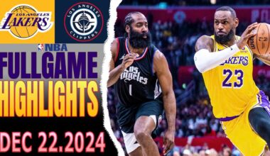 Los Angeles Lakers Vs Los Angeles Clippers Full Game Dec 22,2024 NBA Season 2024-25