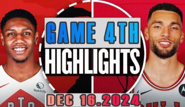Toronto Raptors vs Chicago Bulls Game 4TH Highlights Dec 16,2024 NBA Season 2024-25