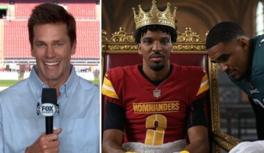 "He's unreal" - Tom Brady on Jayden Daniels 5 TDs as Commanders end Eagles' winning streak at 10