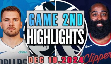Dallas Mavericks Vs Los Angeles Clippers Game 2ND Highlights Dec 19,2024 NBA Season 2024-25