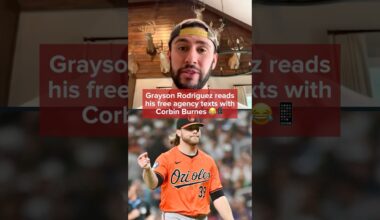 Texts Corbin Burnes gets from Orioles teammate 😂 #mlb #baseball #baltimore #freeagent