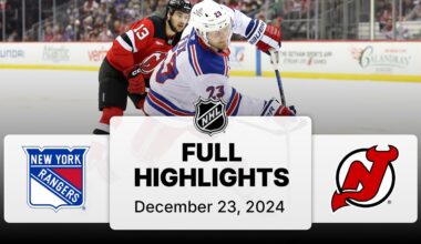 NHL Highlights | Rangers vs. Devils | December 23, 2024