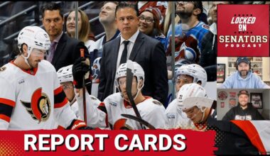 Ottawa Senators Mid-Term Report Cards For Every Player