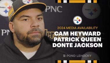 Cam Heyward, Patrick Queen, Donte Jackson Media Availability (Dec. 23) | Pittsburgh Steelers