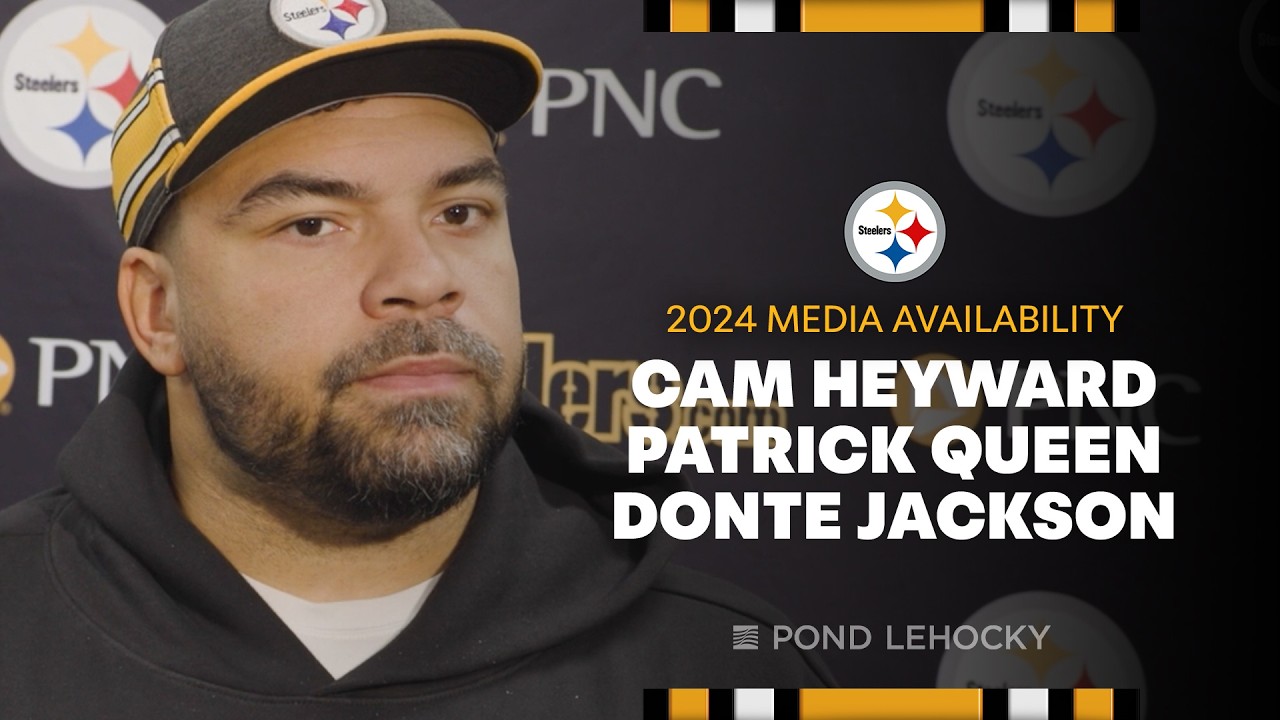Cam Heyward, Patrick Queen, Donte Jackson Media Availability (Dec. 23) | Pittsburgh Steelers