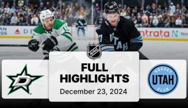 NHL Highlights | Stars vs. Utah Hockey Club - December 23, 2024