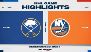 NHL Highlights | Sabres vs. Islanders - December 23, 2024