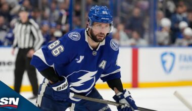 Lightning's Kucherov Ejected After Knee-On-Knee Collision With Tkachuk
