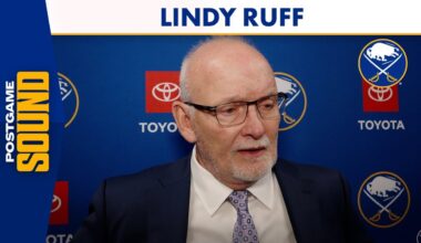 "When You Come Out, You Should Be A Better Team" | Lindy Ruff | Buffalo Sabres End Winless Streak