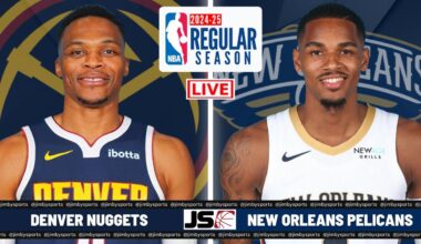 Denver Nuggets vs New Orleans Pelicans NBA Live Scoreboard Today