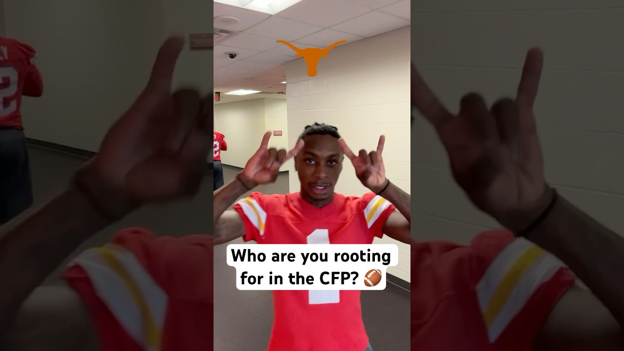 Who are the Chiefs rooting for in the College Football Playoffs? 🏈