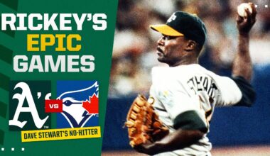 FULL GAME: Dave Stewart twirls a no-hitter for the Athletics (Ft. a BIG Rickey Henderson homer!)