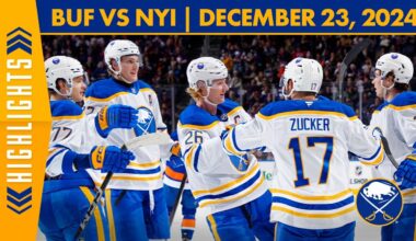 Zach Benson, Jiri Kulich, Jason Zucker Goals & More | Buffalo Sabres Defeat New York Islanders 7-1