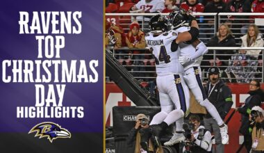 Ravens Christmas Day Top Plays | Baltimore Ravens