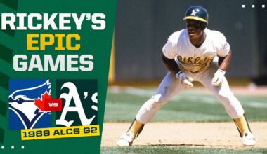 FULL GAME: 1989 ALCS Game 2 | Blue Jays vs. Athletics (Rickey Henderson steals FOUR bases!)