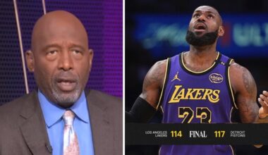 "Lakers waste LeBron James' talent" - James Worthy react Los Angeles fall to Detroit Pistons 117-114
