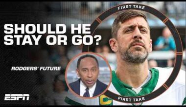 👀 COOL YOUR JETS?! 👀 Stephen A. & Shannon Sharpe REACT to Aaron Rodgers’ thoughts | First Take