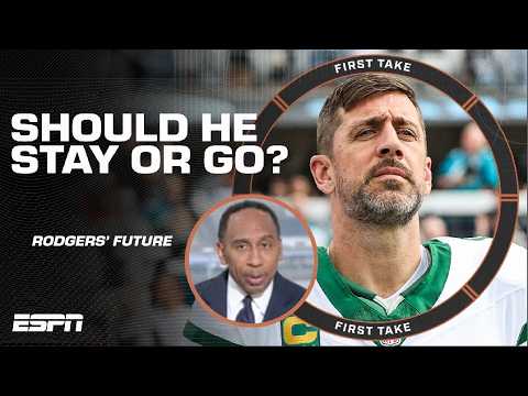 👀 COOL YOUR JETS?! 👀 Stephen A. & Shannon Sharpe REACT to Aaron Rodgers’ thoughts | First Take