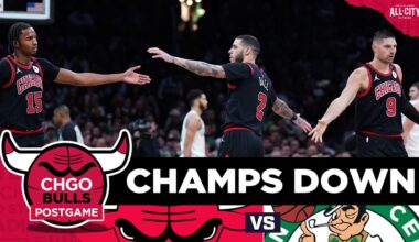 Zach LaVine scores 36 POINTS in Chicago Bulls BIG upset win over Celtics | CHGO Bulls Podcast