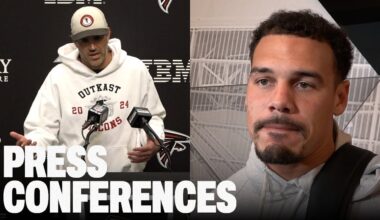 Zac Robinson and Justin Simmons speak on Sunday Night showdown with Washington | Press Conferences