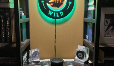 My wife definitely came through and got this awesome Wild sign