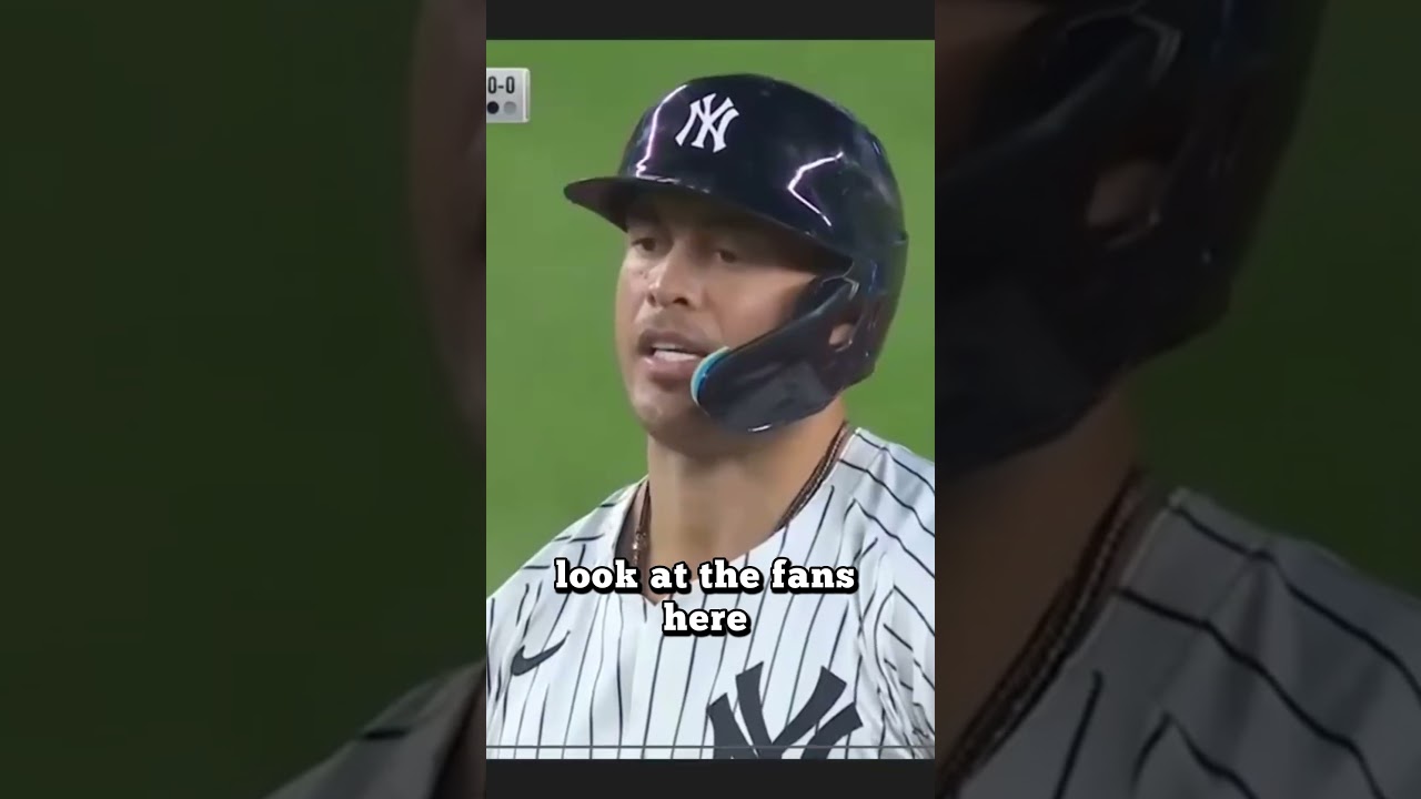 Stanton Clears the Bases with a Double! #mlbb #mlb #baseball #shorts