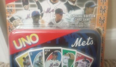 New York Mets uno, because of course that's a thing.