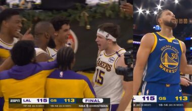 Austin Reaves GAME WINNER vs Warriors after Steph Curry hits back-to-back threes