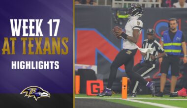 Ravens vs. Texans Full Game Highlights, Week 17 | Baltimore Ravens