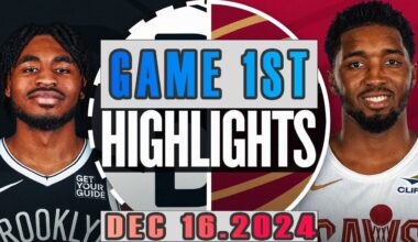 Brooklyn Nets vs Cleveland Cavaliers Game 1ST Highlights Dec 16,2024 NBA SEASON  2024-25