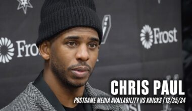 Chris Paul Postgame vs New York Knicks | 12.25.2024