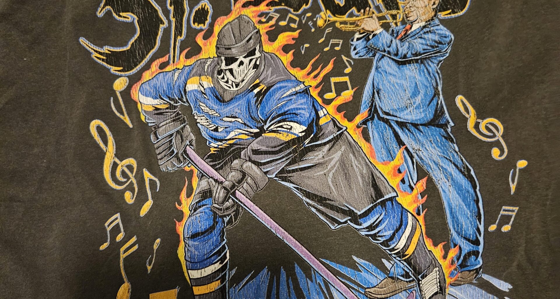 Since we're all sharing Blues related Christmas stuff, got this sweet shirt from Dead Threads