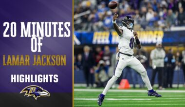 20 Minutes of Lamar Jackson's Top Career Regular Season Rushes | Baltimore Ravens
