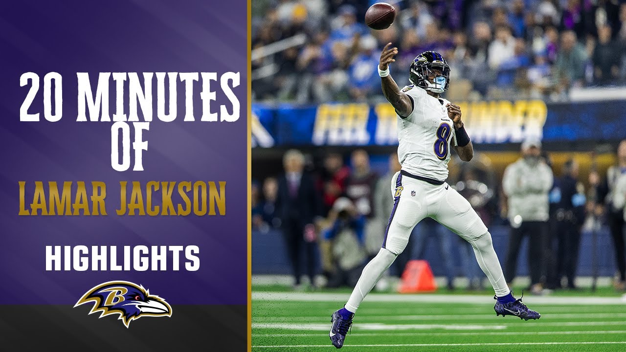 20 Minutes of Lamar Jackson's Top Career Regular Season Rushes | Baltimore Ravens