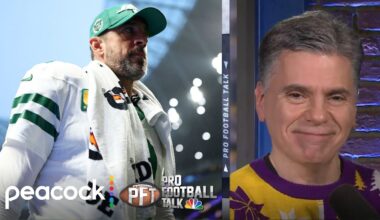 Jets' QB Aaron Rodgers muses about being released 'by a teenager' | Pro Football Talk | NFL on NBC