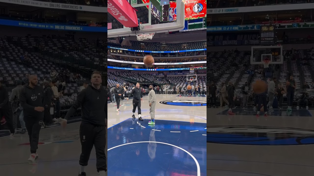 Luka Dončić pre-game ahead of Mavs - Timberwolves… #nba #mavs #dallasmavs