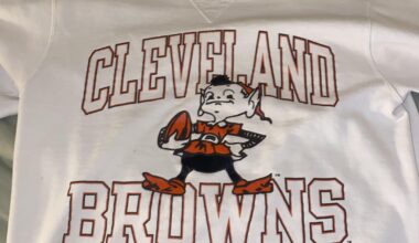 Converted my girlfriend from a Cowboys fan into a Browns fan this year despite our atrocious record. She blessed me with this immaculate gift for Christmas! Go Browns! - from 1/2 fans left in Austin, Texas