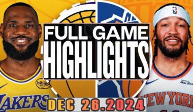 Los Angeles Lakers Vs New York Knicks Full Game  Highlights Dec 26,2024 NBA Season 2024-25