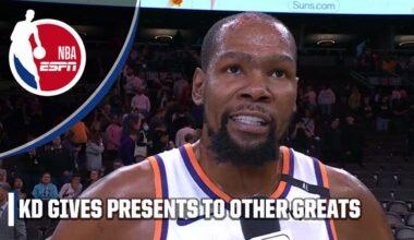 Kevin Durant hands out compliments to LeBron, Steph, Jokic & MORE on Christmas Day 🎁 | NBA on ESPN