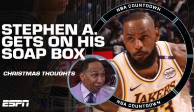 Stephen A. SOUNDS OFF on LeBron's GOAT status 🗣️ 'HE'S STILL NOT MICHAEL JORDAN!' | NBA on ESPN