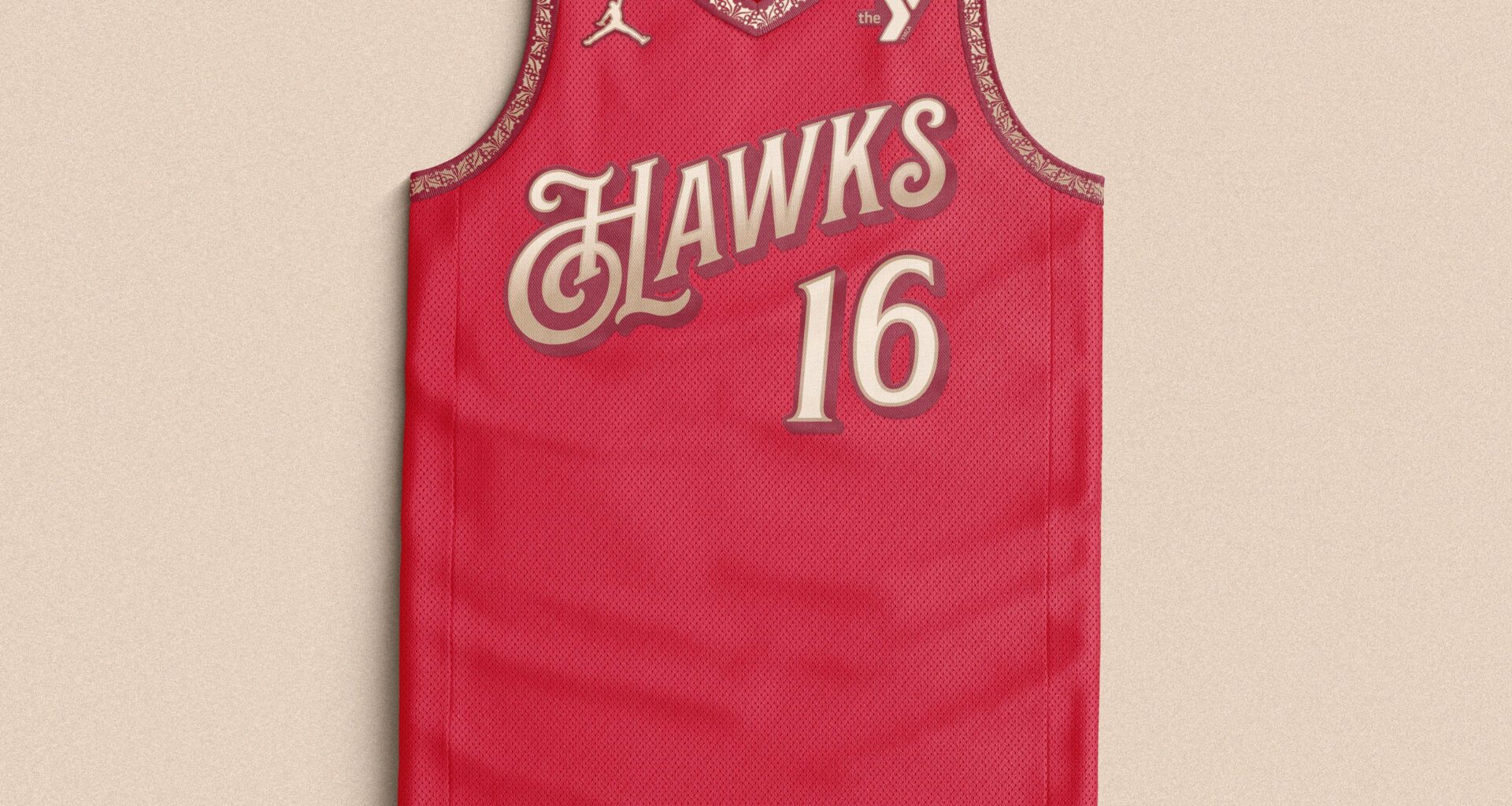 🏀🔴🟡⚪️ I design a new Atlanta Hawks jersey after every win this season: “Yuletide”