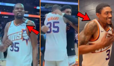 Kevin Durant & Phoenix Suns Celebration After Crazy Win vs. Denver Nuggets!